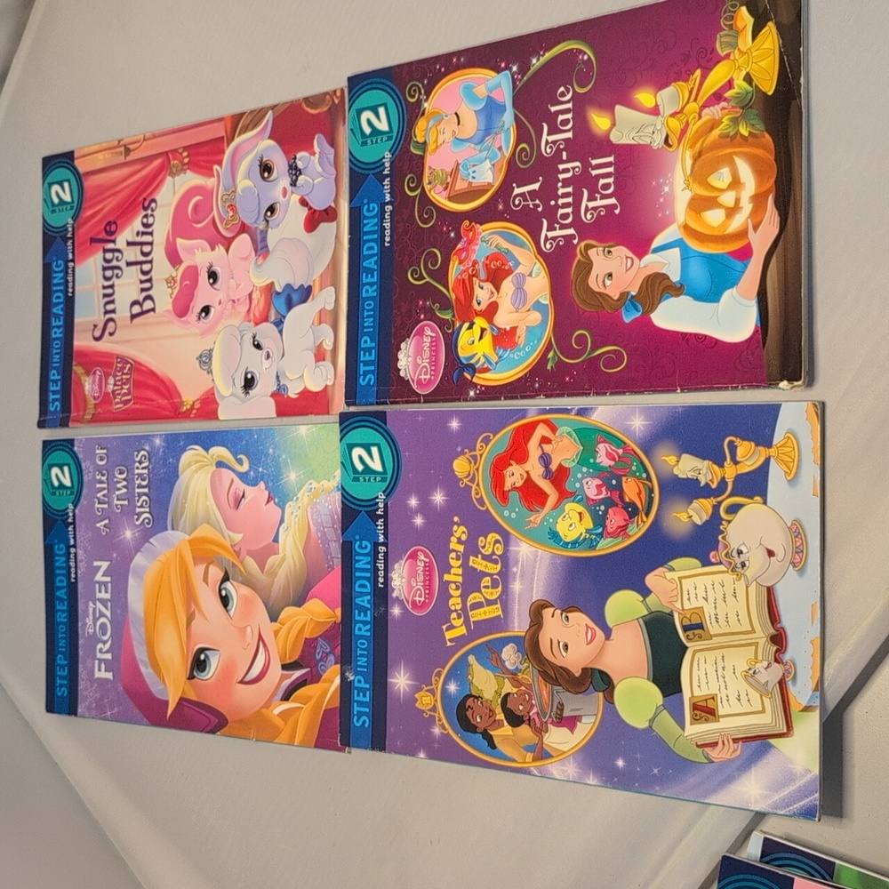 Step Into Reading Level 2 Bundle of 10 Books Disney Barbie Pixar - Picture 2 of 6